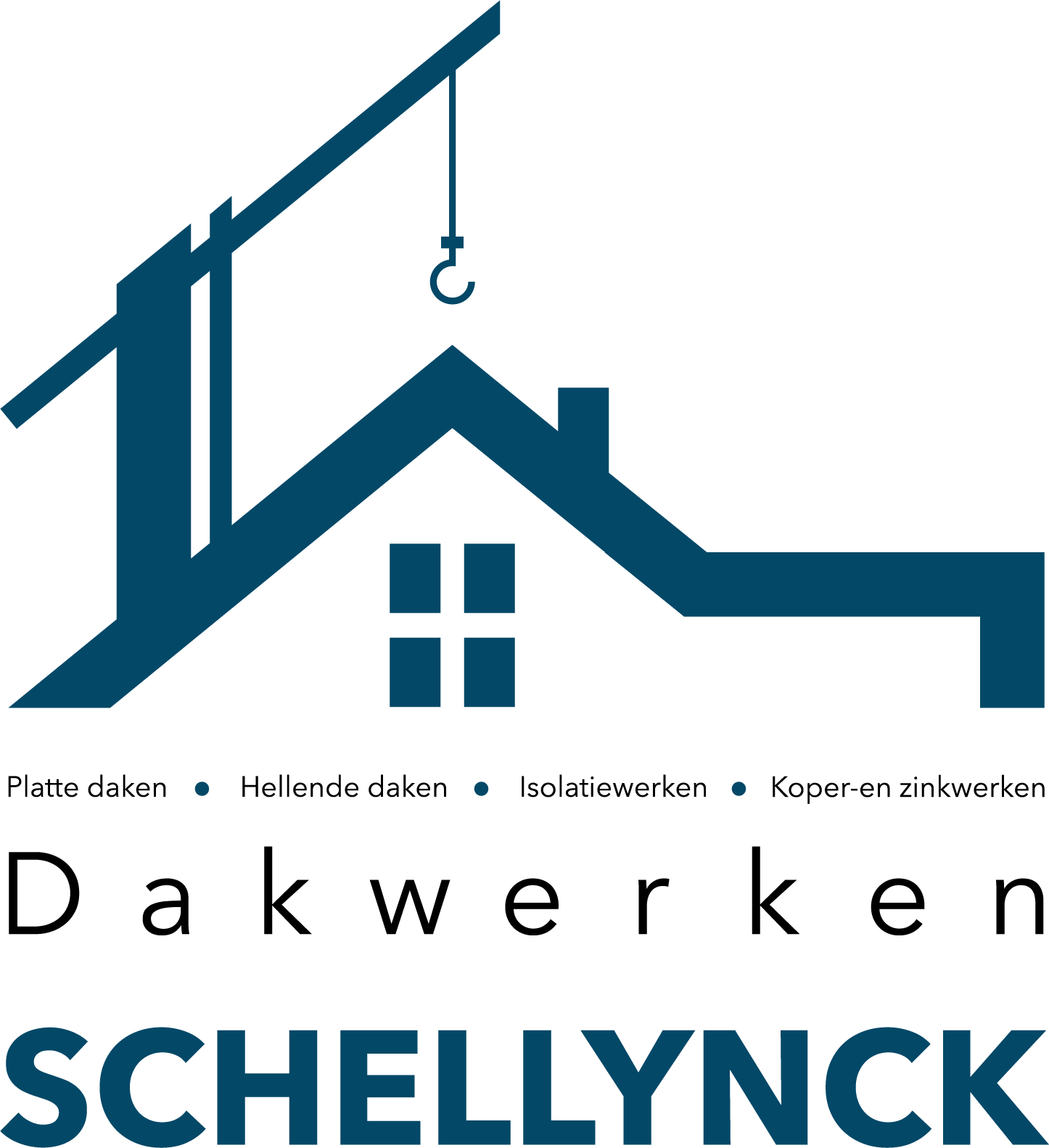 Dakwerken Schellynck – Uw specialist voor alle dakwerken, zowel hellende als platte daken! Logo
